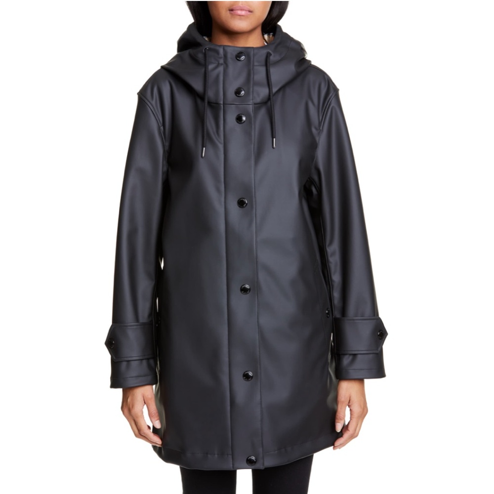 BURBERRY Hartlebury Coated Rain Coat
